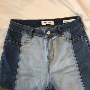 Pacsun Two Tone High Waisted Jeggings Size 27